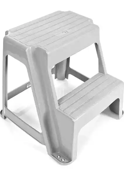 Dayanıklı ve Pratik Holiday Irak Plastik Basamaklı Tabure Beyaz 45x40x46,5 cm