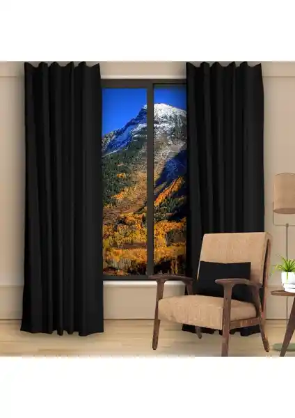 Decoperde Siyah Karartma Fon Perde: Güneş Işığı Engellemede Estetik ve Fonksiyonellik