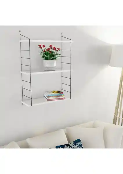 Decormet Armoni Raf ve Kitaplık Seti: Modern ve Şık Depolama Çözümü