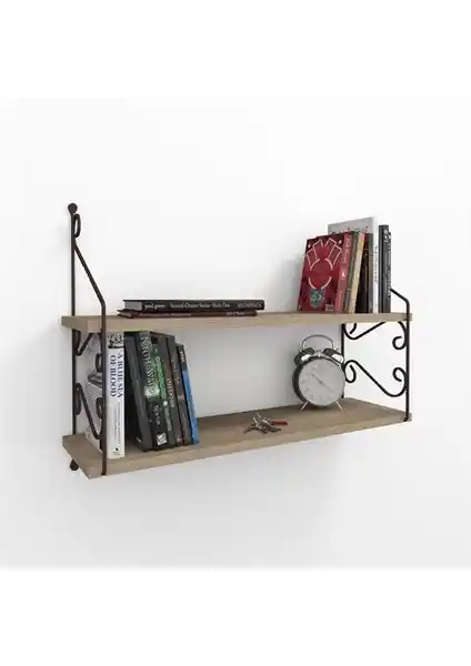 Decormet Seramoni Raf ve Kitaplık Seti: Modern ve Şık Depolama Çözümü