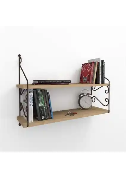 Decormet Seramoni Raf ve Kitaplık Seti: Şık ve Dayanıklı Modern Tasarım Çözümü