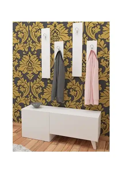 Decorotika Berna Portmanto: Modern ve Dayanıklı Depolama Çözümü 90 cm genişlikte