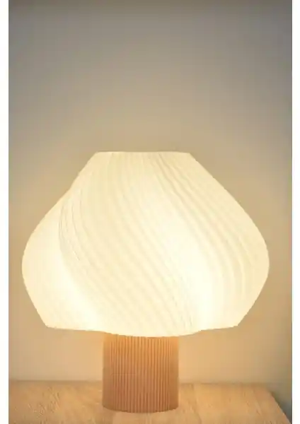 Deep Concept Creamaura Modern Bej Abajur ile Evinize Şıklık Katın