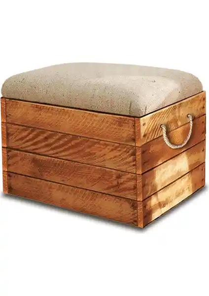 Defa Sandıklı Puf Bank: Dayanıklı Ahşap Tasarımı ve Çok Yönlü Kullanımı