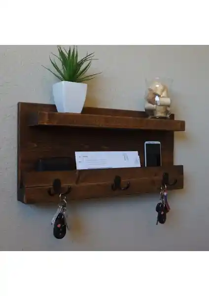 Dekorumbu Posta Rafı: Doğal Malzeme ve Şık Tasarımıyla Ev Dekorasyonuna Uyum Sağlar