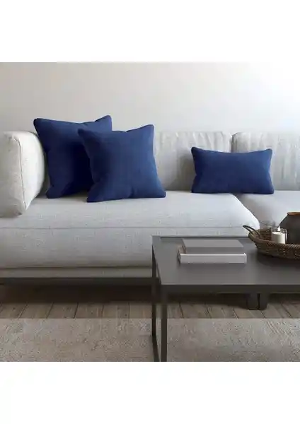 Demor Home Soft Series Gece Mavisi Kırlent ve Yastık Kılıfı Şıklık ve Konfor Sunan Dekorasyon Ürünü