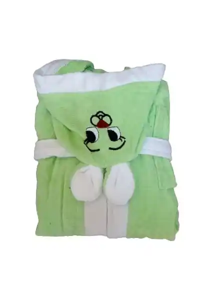 Deniz Yılzı Home Kapüşonlu Çocuk Bornozu: Yumuşak, yüksek kaliteli ve su çekme özelliği ile çocuklar için ideal