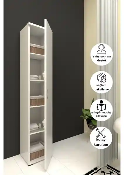 Dewoody Banyo Dolabı: Estetik ve Fonksiyonellik Sunan Modern Depolama Çözümü