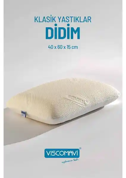 Didim Serisi Ortopedik Visco Yastık ile Uyku Kalitenizi Artırın
