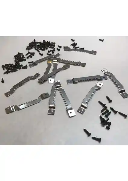 DMR Tablolar İçin Dayanıklı Metal Timsah Ağız Askı Aparatı ve Montaj Seti