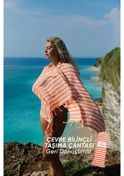 Doğa Dostu Mare Tangerine Peştamal ve Plaj Havlusu: Sürdürülebilirlik ve Şıklık Bir Arada
