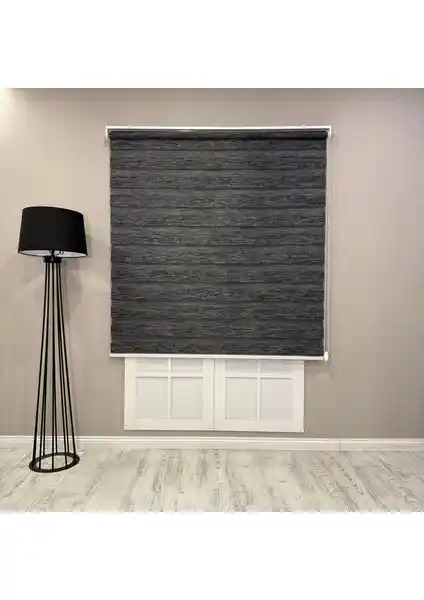 Donatti Perde Bambu Zebra Stor Güneşlik Kırçıllı Modern ve Dayanıklı Tasarım