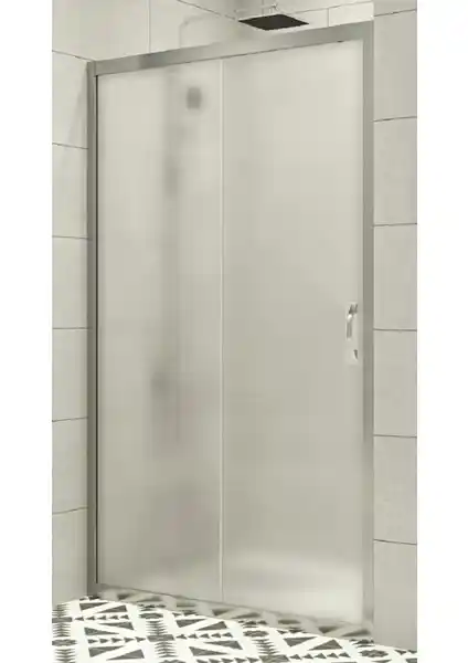 Durul Duşakabin Ön Cephe 5mm Buzlu Cam, 190cm Yükseklik, Modern ve Güvenilir Tasarım