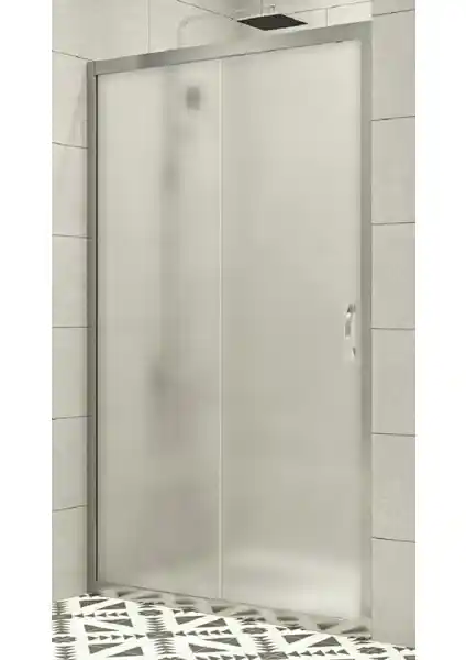 Durul Duşakabin Ön Cephe 5mm Buzlu Cam Yükseklik 190 cm Modern ve Güvenli Tasarım