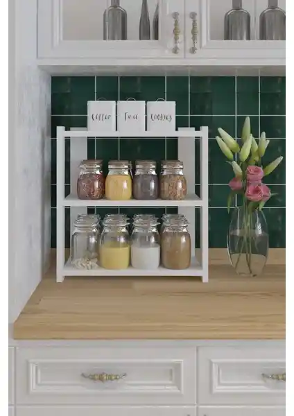 Durusilya Çok Amaçlı Raf: Modern ve Şık Mutfak ve Ev Dekorasyonu Çözümü