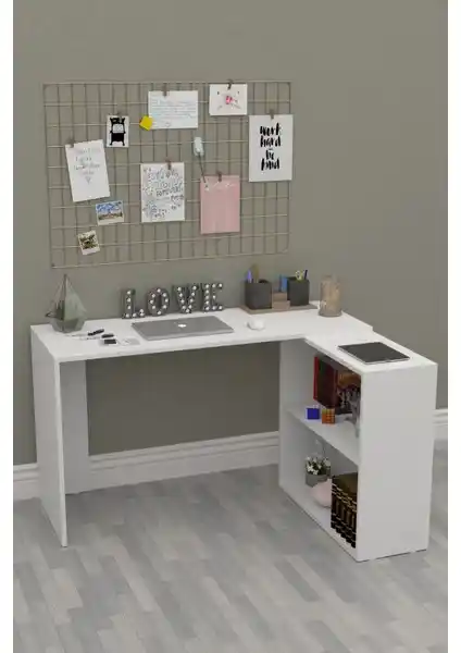 Durusilya L Çalışma Masası: Fonksiyonellik ve Şıklık Sunan Modern Ofis Mobilyası