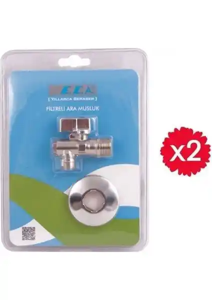 E.C.A Eca 2 Adet Filtreli Ara Taharet Muslukları Günlük Hijyen ve Kullanım Kolaylığı