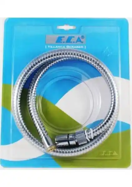 E.C.A Krom 150 cm Spiral Duş Hortumu Dayanıklı ve Estetik Tasarım