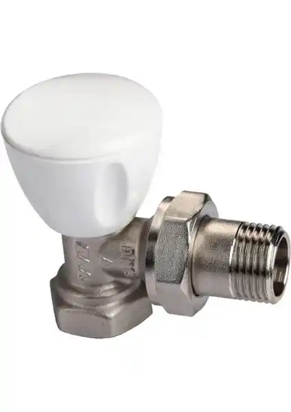 E.C.A Rv3 Köşe Radyatör Vanası: Dayanıklı ve Güvenilir Isıtma Çözümü