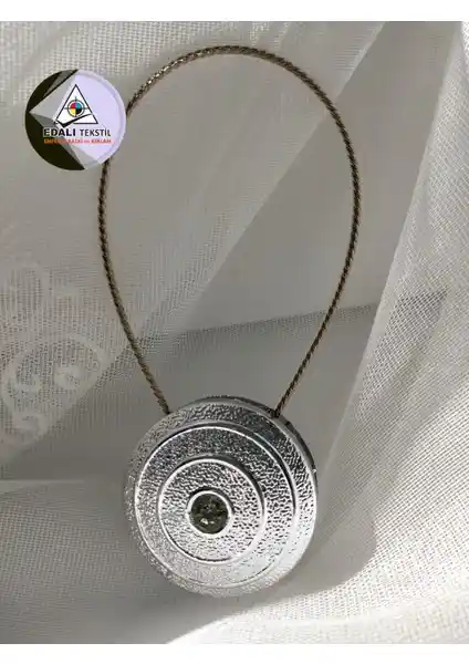 Edalı Mıknatıslı Dekoratif Perde Tokası Şık ve Fonksiyonel Tasarım