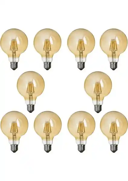 Edison G95 Flamanlı Rustik 4W LED Ampul: Estetik ve Enerji Verimliliği Sunan Dekoratif Aydınlatma Çözümü