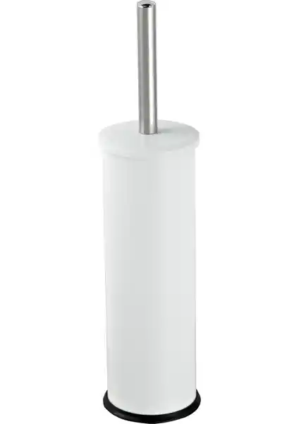 Eforeca Beyaz Klozet Tuvalet Fırçası Paslanmaz Metal, Modern ve Dayanıklı Tasarım