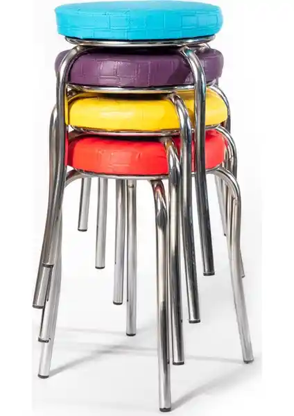 Ekip Shop Renkli Mutfak Sandalyesi Seti Modern Tasarım ve Dayanıklı Malzeme Özellikleriyle