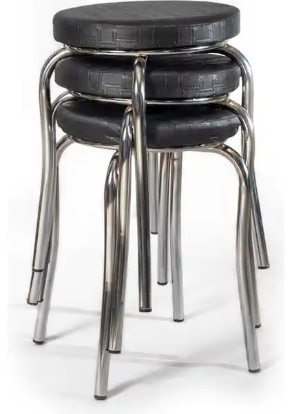 Ekip Shop Siyah Mutfak Sandalyesi Endüstriyel Tarz ve Dayanıklılık Özellikleriyle