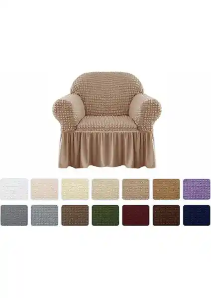 Elgeyar Bürümcük Tek Kişilik Koltuk ve Kanepe Örtüsü, Estetik ve Pratik Kullanım İçin Uygun