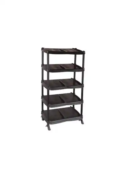 Elif Plastik Siyah Plastik Ayakkabılık Modern ve Pratik Depolama Çözümü