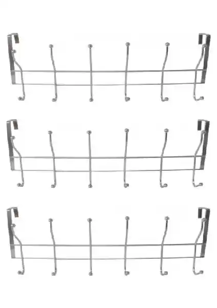 Elite Home 12 Kancalı Kapı Arkası Askı: Dayanıklı ve Çok Fonksiyonlu Organizatör