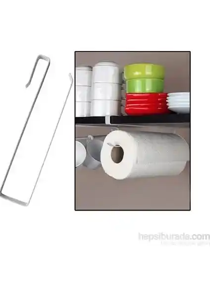 Elite Home Raf Altı Kağıt Havlu Askılığı ile Mutfakta Düzen ve Estetik Sağlayın