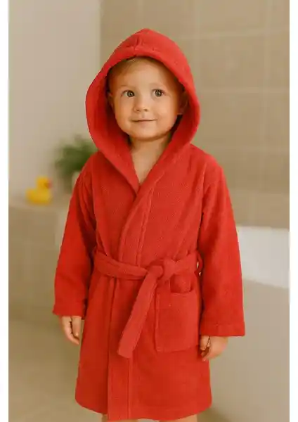 Ender Home CottonVerse Kapşonlu Bornoz: Yüksek Kaliteli Pamuklu Unisex Konforlu Tasarım