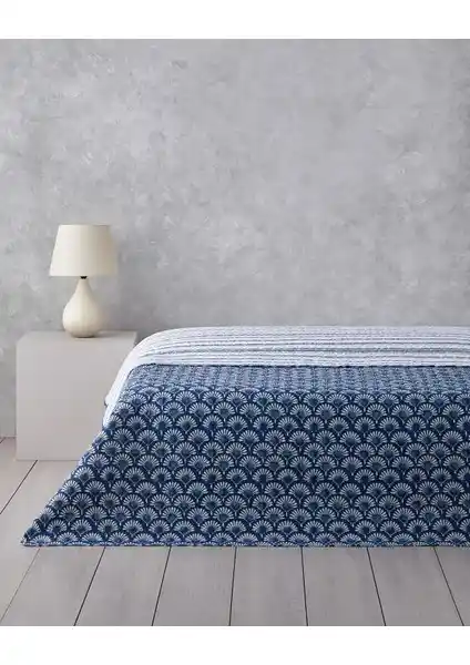 English Home Aquatic Flowers Tek Kişilik Çok Amaçlı Örtü 160x220 cm şık ve dayanıklı tasarım