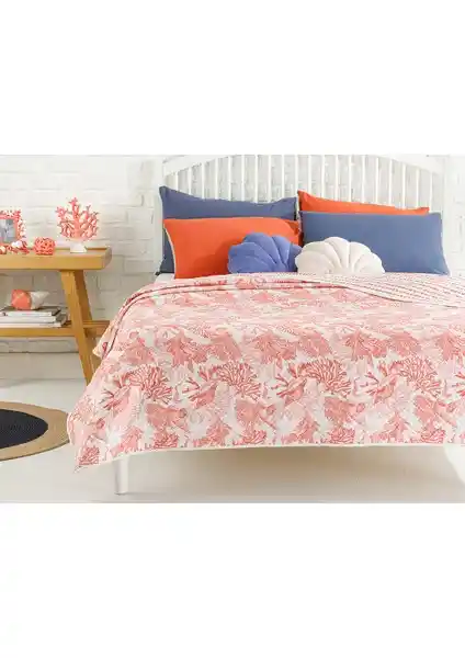 English Home Coral Çok Amaçlı Tek Kişilik Örtü Modern ve Şık Tasarımıyla Dikkat Çeker