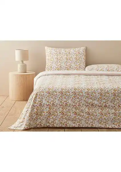 English Home Ditsy Pamuklu Çift Kişilik Nevresim Seti Yatak Odası Dekorasyonuna Şıklık Katar