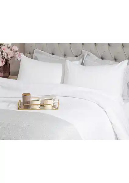 English Home Kristal İpeksi Twill Nevresim Takımı Yüksek Kalite Pamuk ve Modern Tasarım