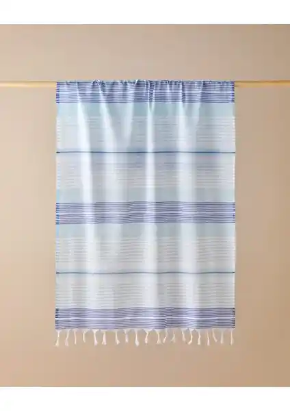 English Home River Pamuklu Çizgili Peştamal: Şıklık ve Konfor Sunan Çok Amaçlı Plaj ve Spa Havlusu