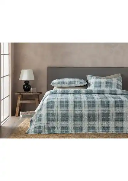 English Home Static Check Çok Amaçlı Çift Kişilik Yatak Örtüsü Takımı İncelenmesi ve Özellikleri