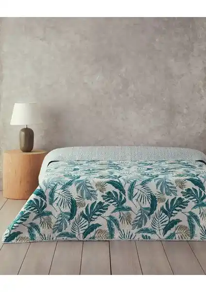 English Home Tropical Breeze Tek Kişilik Çok Amaçlı Örtü Modern ve Şık Tasarımıyla Dekorasyonunuza Renk Katıyor
