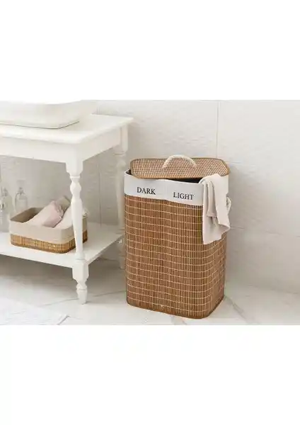 English Home Urbann Bambu Katlanabilir Çamaşır Sepeti: Şık ve İşlevsel Ev Dekorasyonu Çözümü
