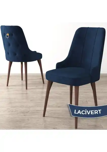 Enoa Serisi Ceviz Gürgen Ayaklı Sandalye Modern ve Dayanıklı Oturma Çözümü