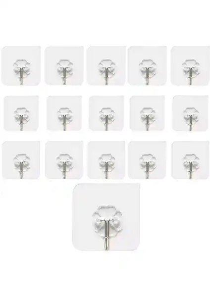 Epazzar Kendinden Yapışkanlı Askı: Şeffaf ve Çok Amaçlı Ev ve Ofis Düzenleme Çözümü