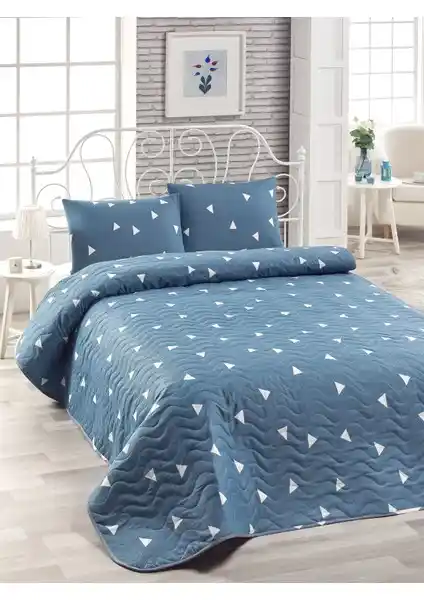 Eponj Home Kapitone Yatak Örtüsü Seti 200x220 cm Şık ve Dayanıklı Tasarım