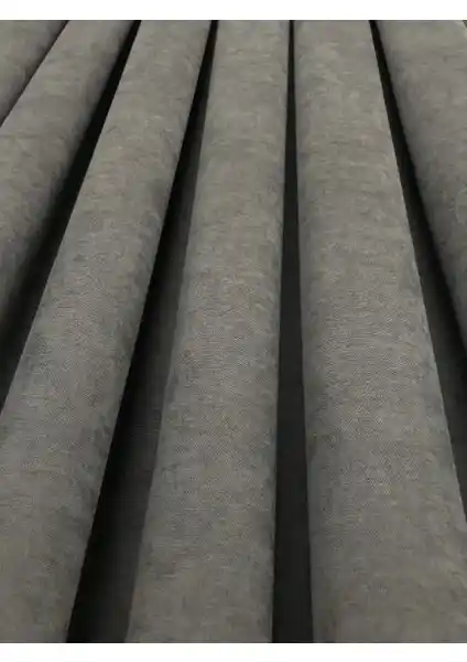 Erdoğanlar Koza Ada Fonluk Antrasit Tek Kanat Perde Modern İç Mekan Dekorasyonu İçin