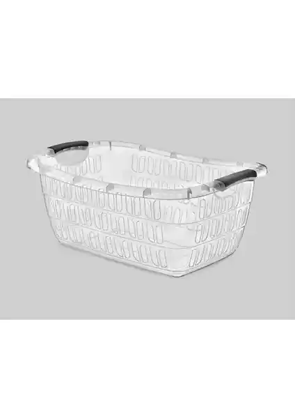 Erkoç E-291 Köşeli Şeffaf Çamaşır Sepeti: Fonksiyonellik ve Estetiğin Buluşması