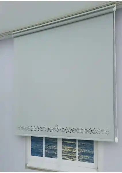 Esdeh Lazer Kesim Kalın Stor Perde İthal Mat Modeli Modern Dekorasyon İçin Uygun