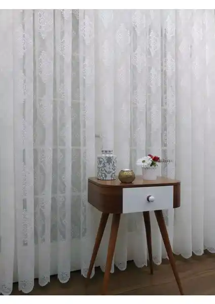 Esse Home Örme Desenli Tül Perde: Dayanıklı ve Estetik Tasarımıyla Modern Dekorasyonlar