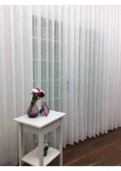Esse Home Özel Örme Dokulu Tül Perde: Estetik ve Dayanıklı İç Mekan Dekorasyonu İçin