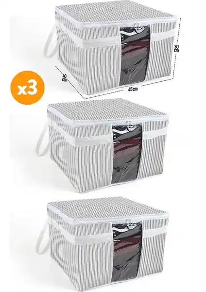 Esti Pencereli Hava Geçirgen Kazak Hurcu: Şık ve Fonksiyonel Depolama Çözümü